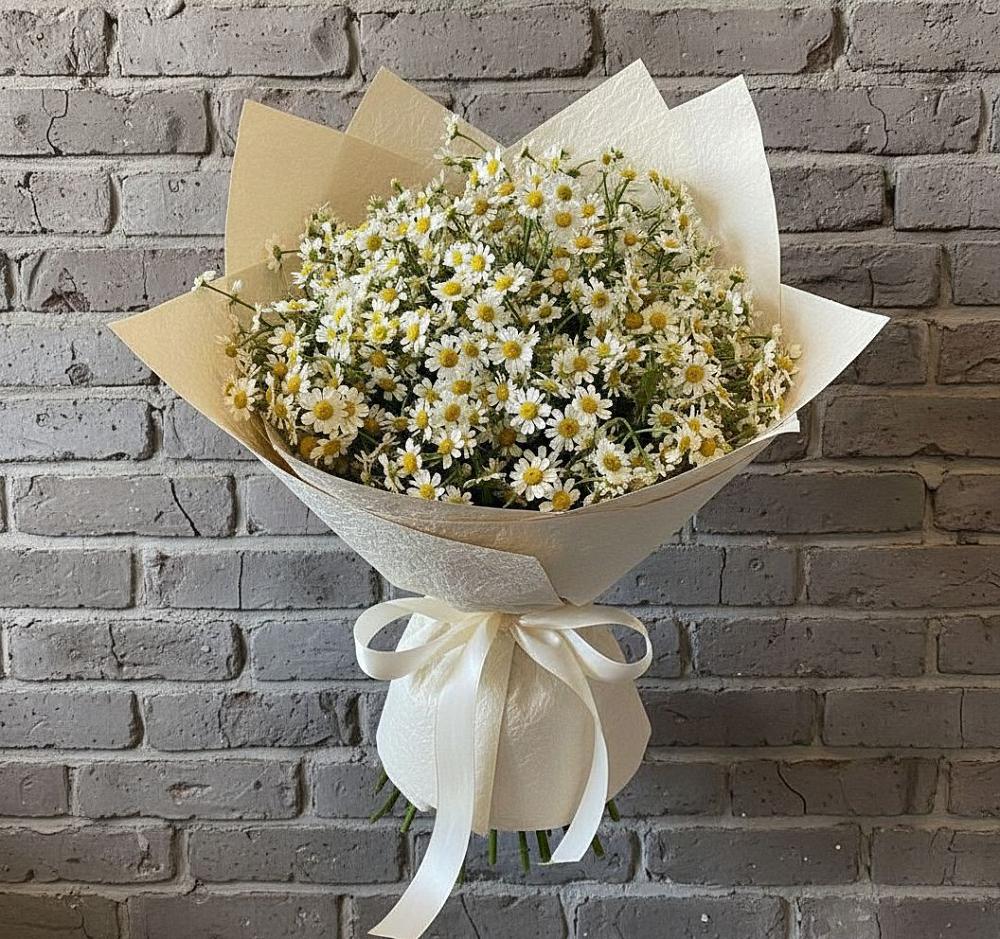 Букет цветов из: Ромашки в Поселке Биокомбината