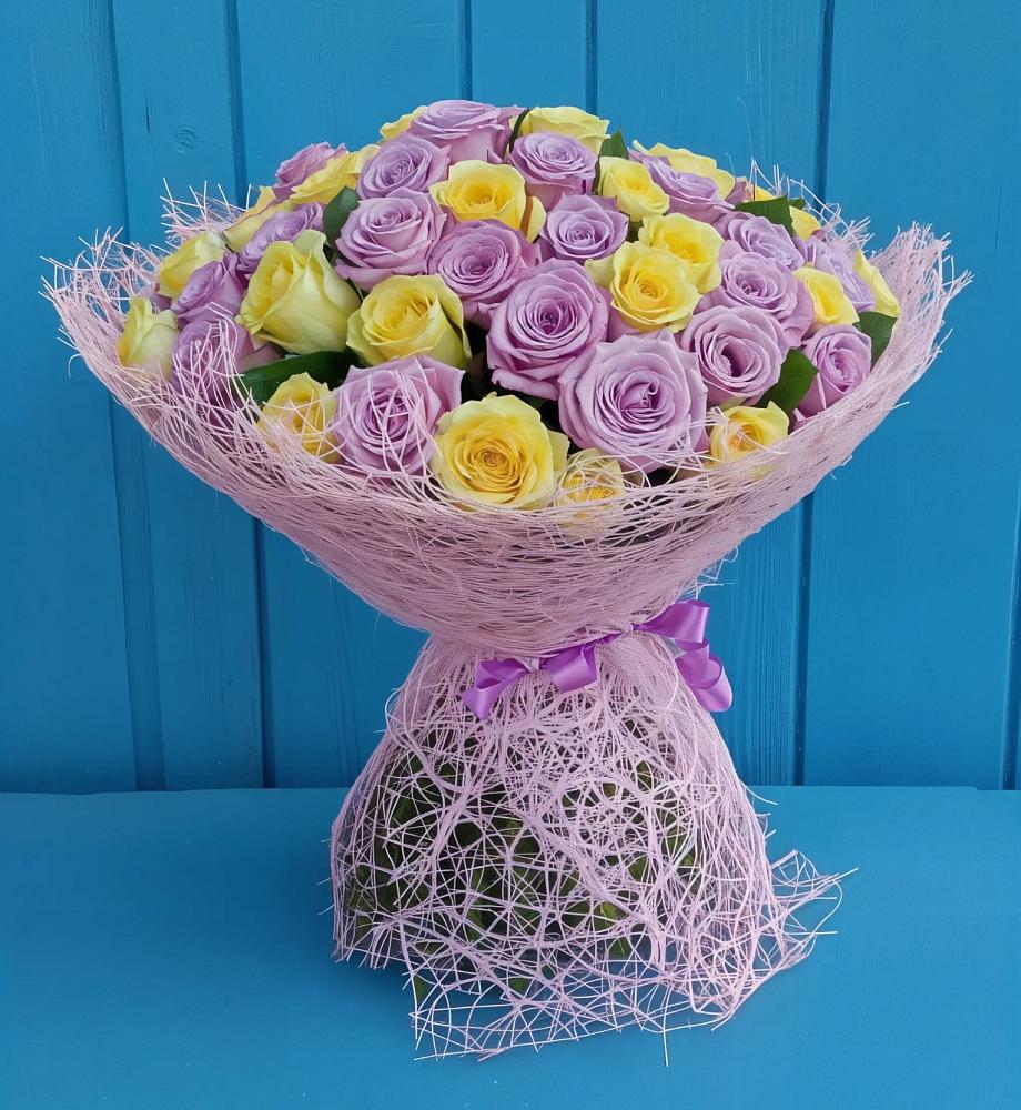 Букет 101 Волшебный Миг в Поселке Биокомбината