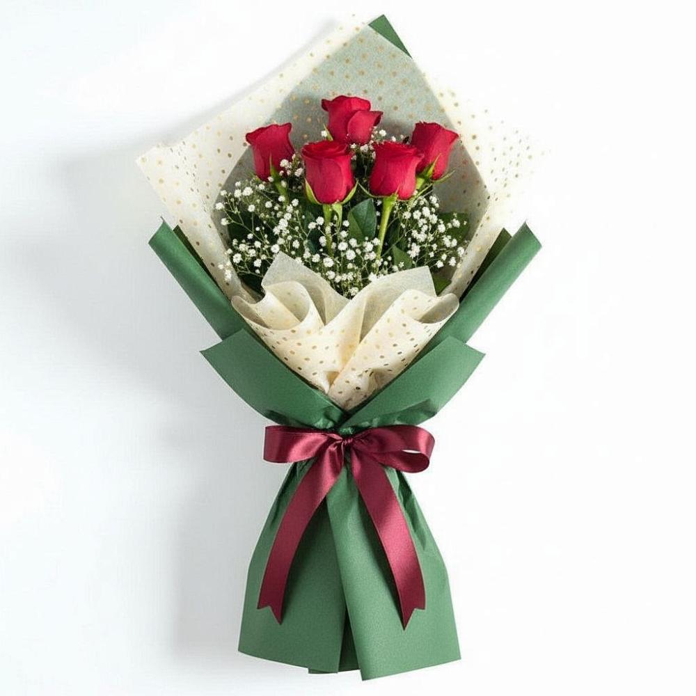 Букет цветов из: Розы в Поселке Биокомбината