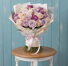 Букет цветов из:  Розы в Поселке Биокомбината
