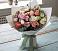 Букет цветов из: Розы, Лизиантусы и Гвоздики в Поселке Биокомбината