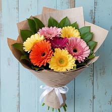 Букет цветов из:  Герберы в Поселке Биокомбината
