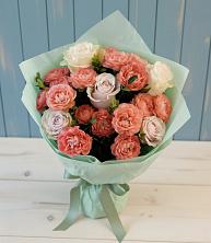 Букет цветов из:  Розы в Поселке Биокомбината