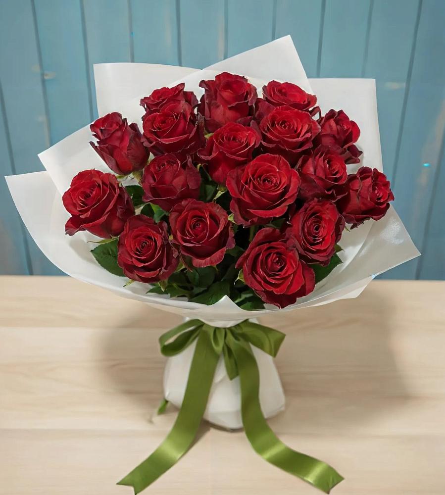 Букет Красные розы в Поселке Биокомбината