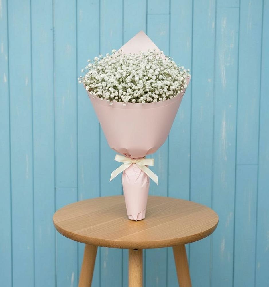 Букет цветов из: Гипсофила в Поселке Биокомбината