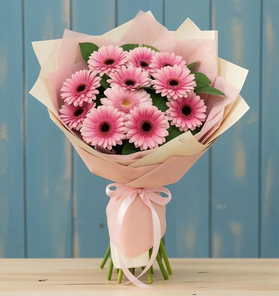 Букет цветов из: Герберы в Поселке Биокомбината