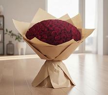 Букет 101 Красная роза в Поселке Биокомбината
