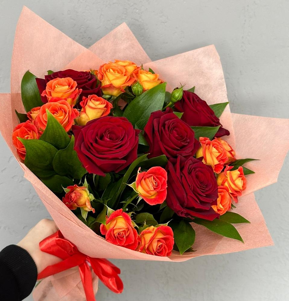 Букет Любовь и восторг в Поселке Биокомбината