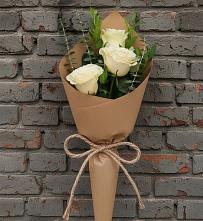 Букет цветов из:  Розы в Поселке Биокомбината