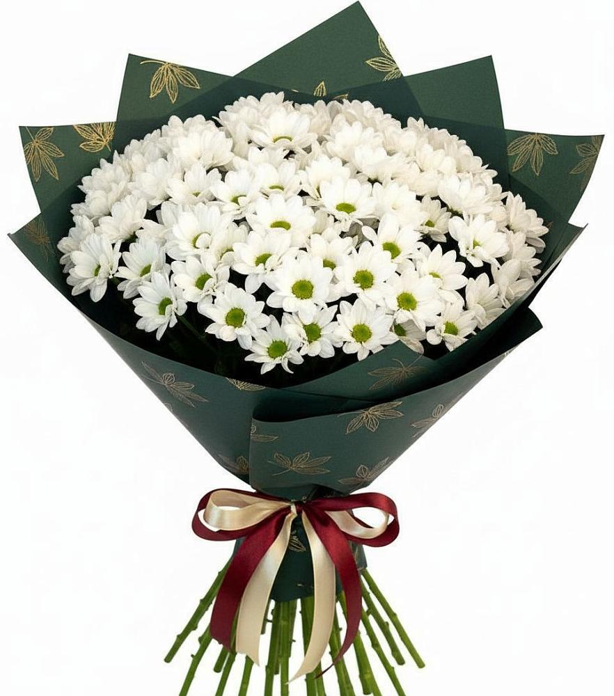Букет цветов из: Хризантемы в Поселке Биокомбината
