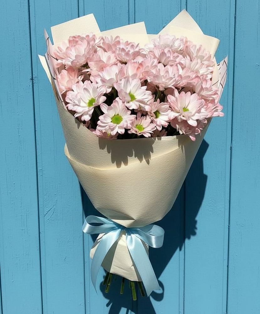 Букет цветов из: Хризантемы в Поселке Биокомбината