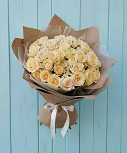 Букет Кремовое облако в Поселке Биокомбината