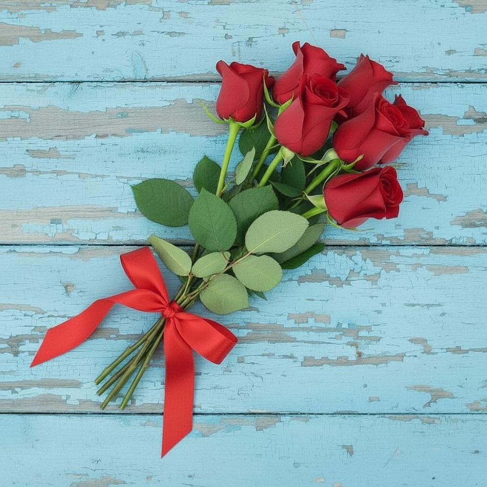 Букет Красные розы в Поселке Биокомбината