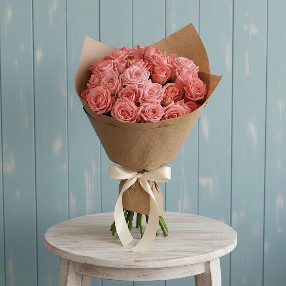 Букет цветов из: Розы в Поселке Биокомбината