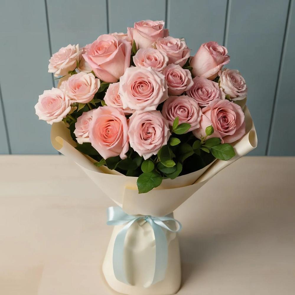 Букет Розовый шарм в Поселке Биокомбината